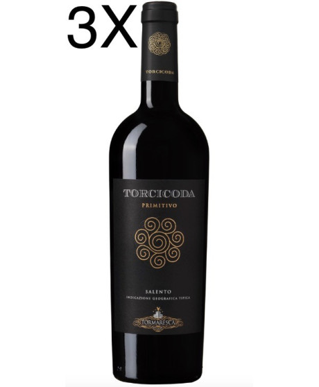 (3 BOTTIGLIE) Tormaresca - Torcicoda 2021 - Primitivo del Salento IGT - 75cl