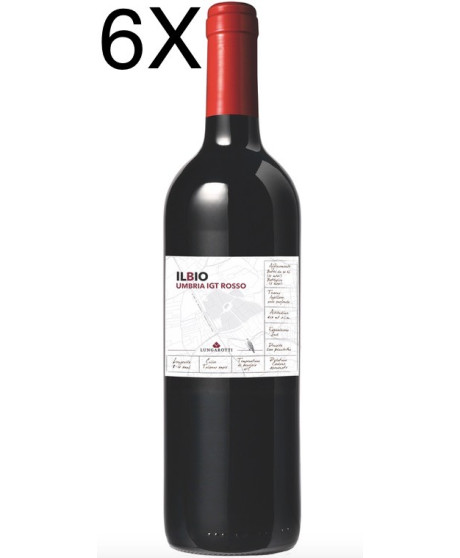 (6 BOTTIGLIE) Lungarotti - ilbio 2018 - Umbria Rosso IGT - 75cl