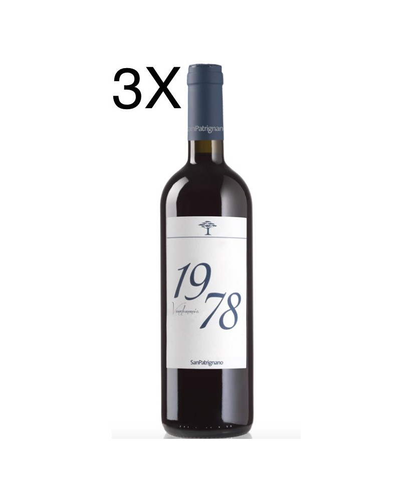 (3 BOTTLES) San Patrignano - "1978" - Cabernet Franc 2019 - 75cl