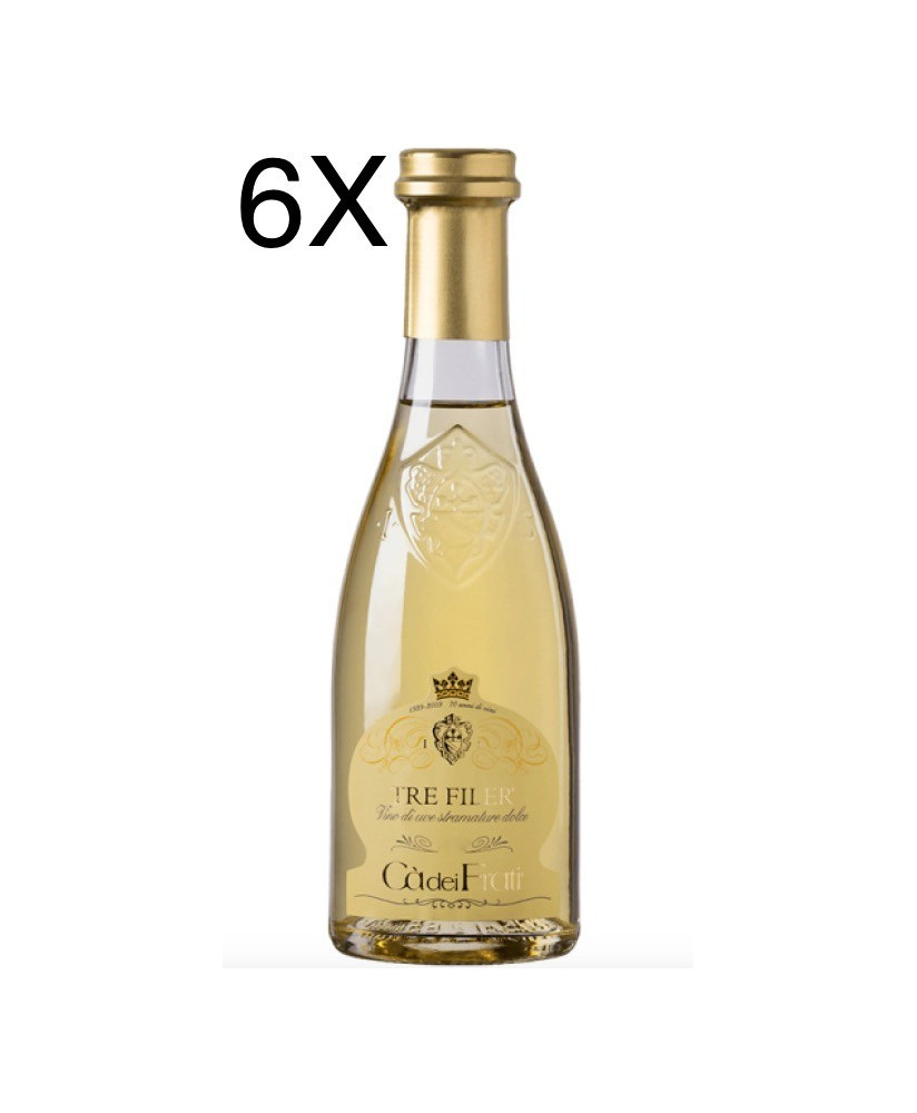 (6 BOTTIGLIE) Cà dei Frati - Tre Filer 2020 - Vino da Uve Stramature Dolce - 37,5cl