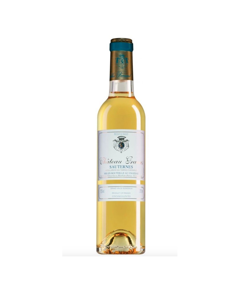 Château Gravas - Sauternes 2019 - Apellations Sauternes Controlée Gran Vin De Bordeaux - 37,5cl