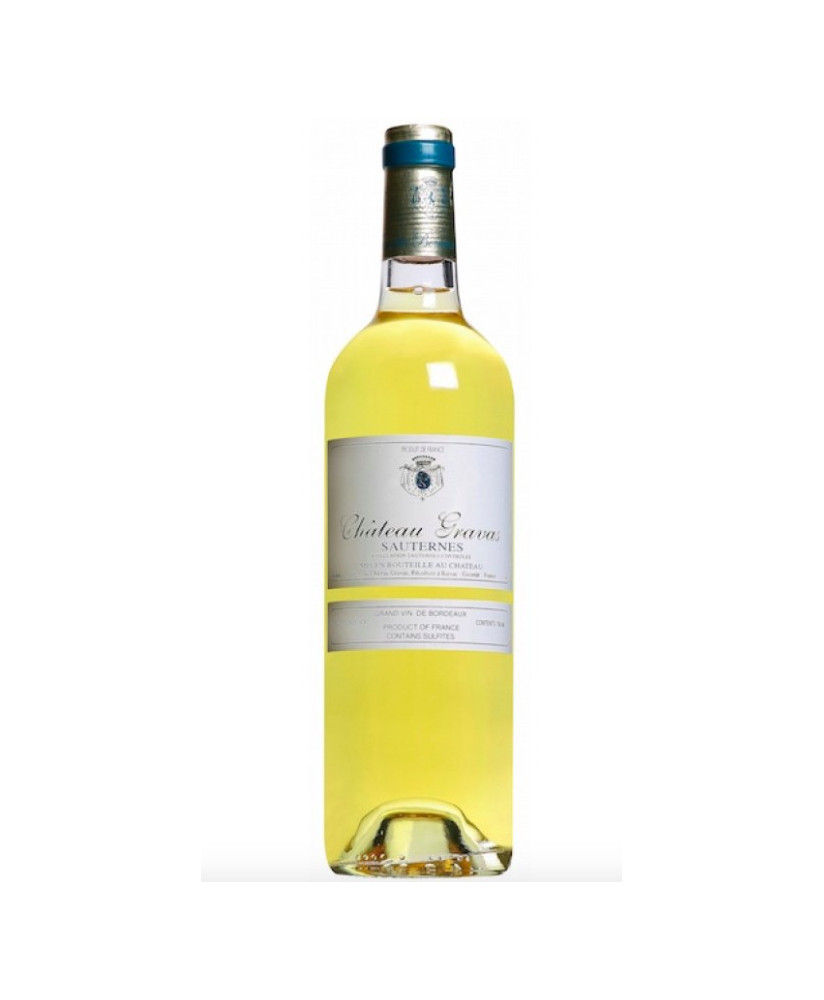 Château Gravas - Sauternes 2019 - Apellations Sauternes Controlée Gran Vin De Bordeaux - 75cl