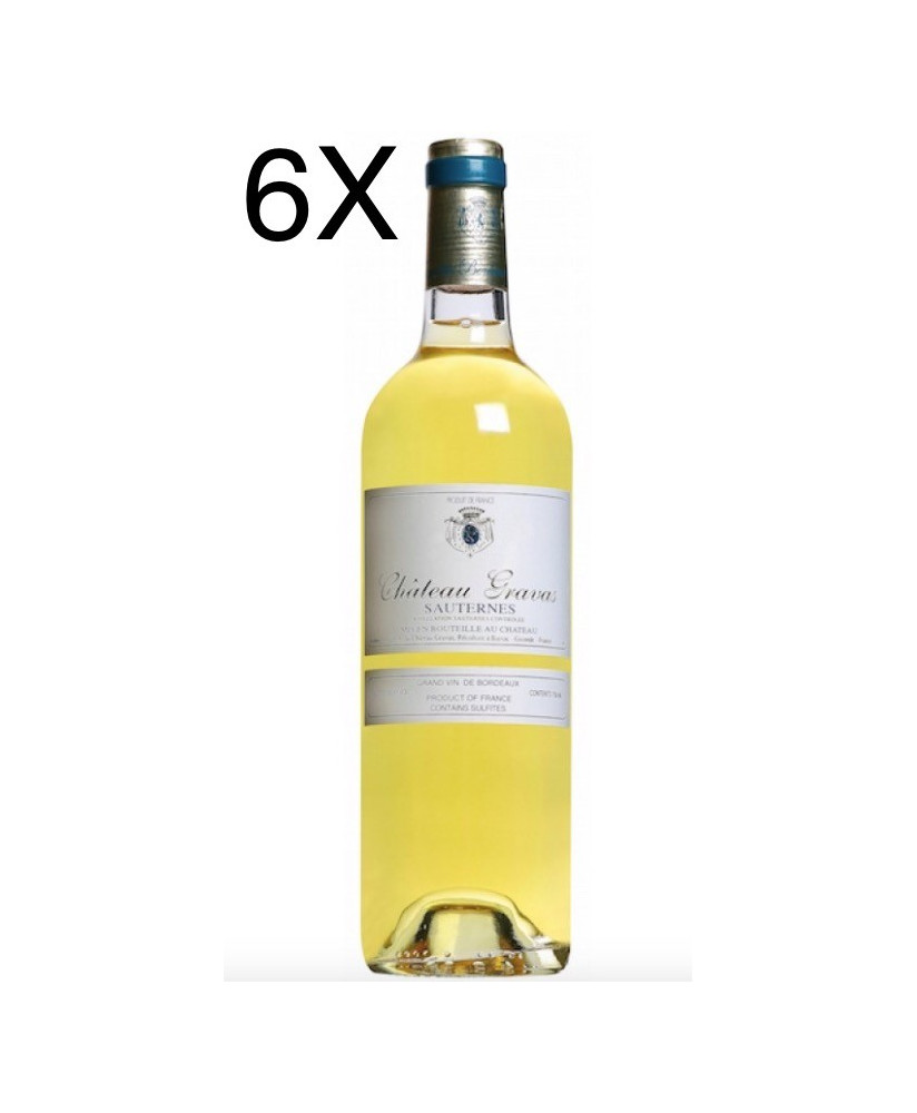 Vendita online Sauternes Francese Château Gravas Apellations Sauternes Controlée Gran Vin De Bordeaux. Enoteca online Acquistare