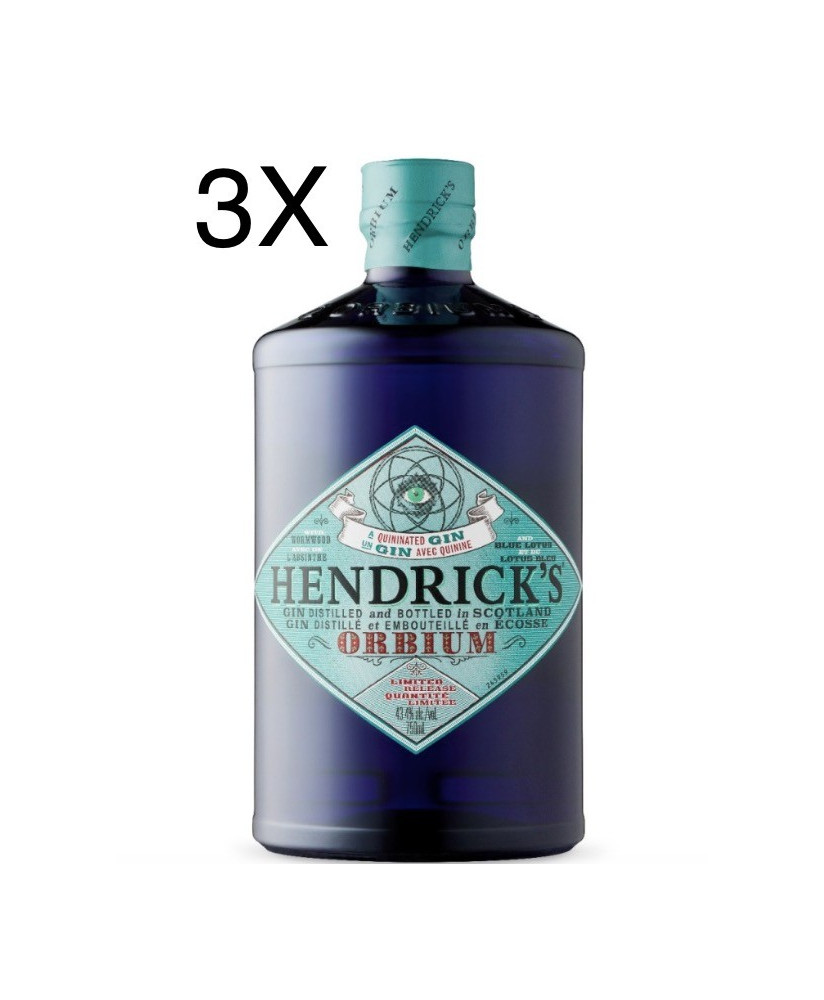 (3 BOTTIGLIE) William Grant & Sons - Gin Hendrick' s  Orbium - Limited Release - 70cl