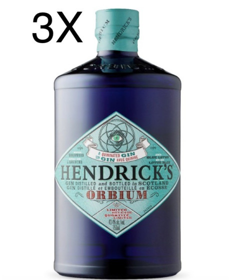 (3 BOTTIGLIE) William Grant & Sons - Gin Hendrick' s  Orbium - Limited Release - 70cl