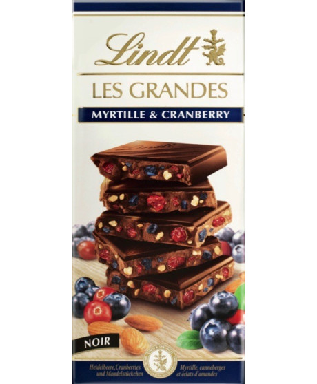 Lindt Les Grandes chocolate bars with myrtille and cranberry shop online | corso101.com Lindt Les Grandes chocolate bars with myrtille and cranberry shop online | corso101.com