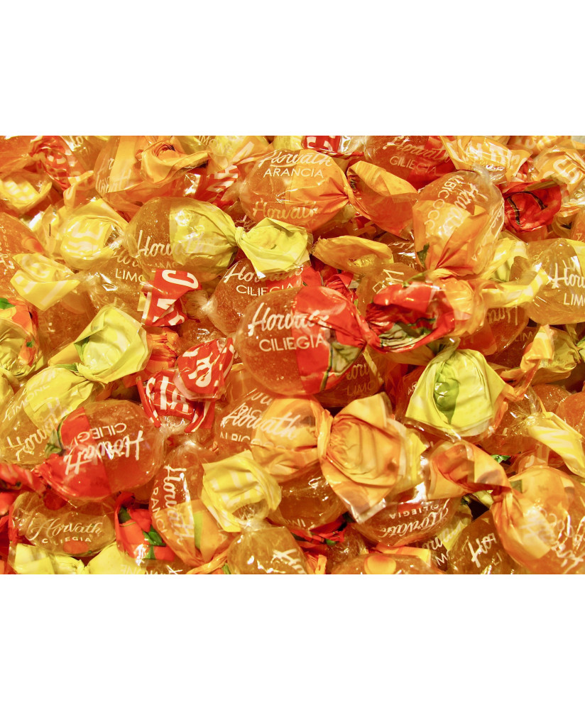 250g Horvath - Lindt -  Gelatine di Frutta - Limone, Ciliegia, Albicocca e Arancia