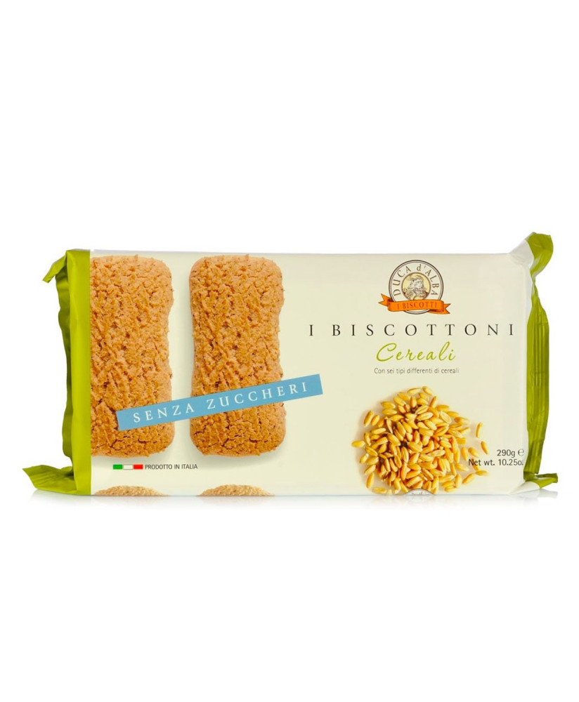 Biscotti Duca D'Alba ai Cereali. Vendita online alta biscotteria Duca D'Alba. Biscotti di qualità all'olio extra vergine d'oliva