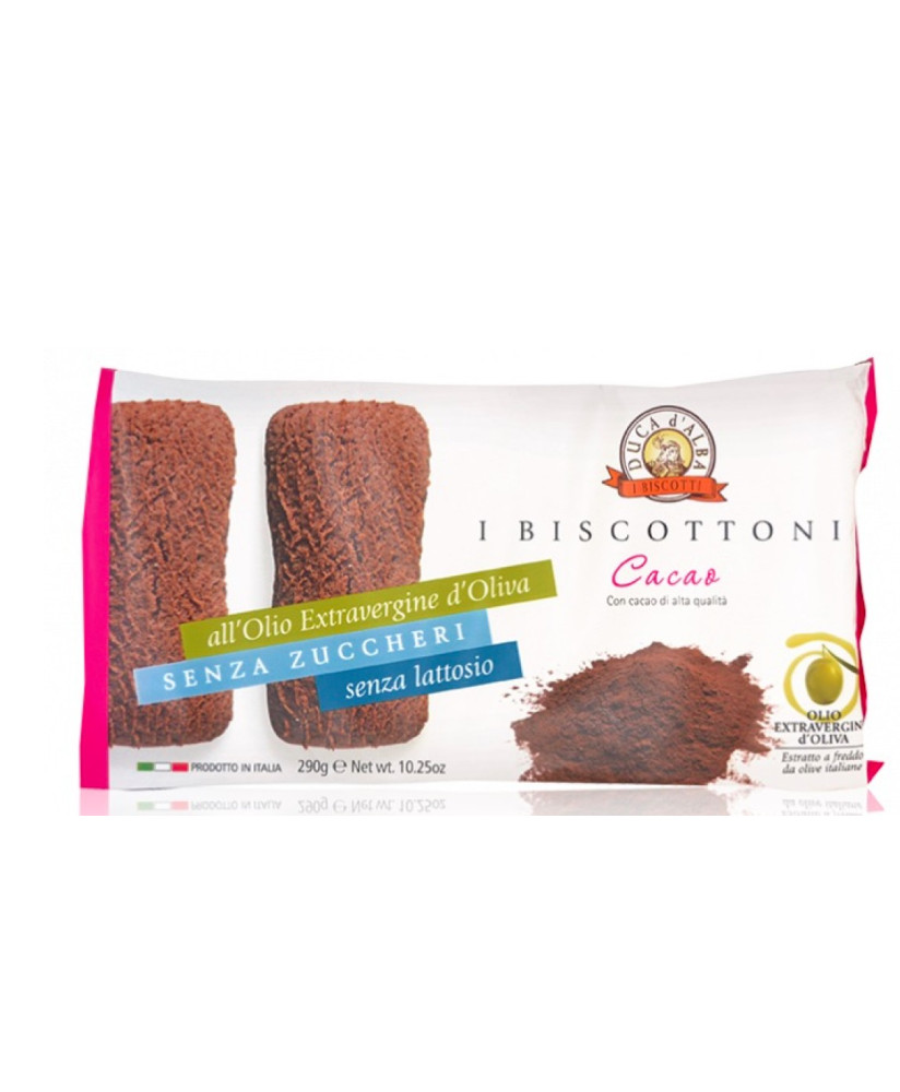 Duca d'Alba - Cocoa Biscuits - Sugar-free - 290g