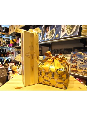 (3 Special Bags) - Panettone Craft "Cova" and Champagne "Laurant Perrier"
