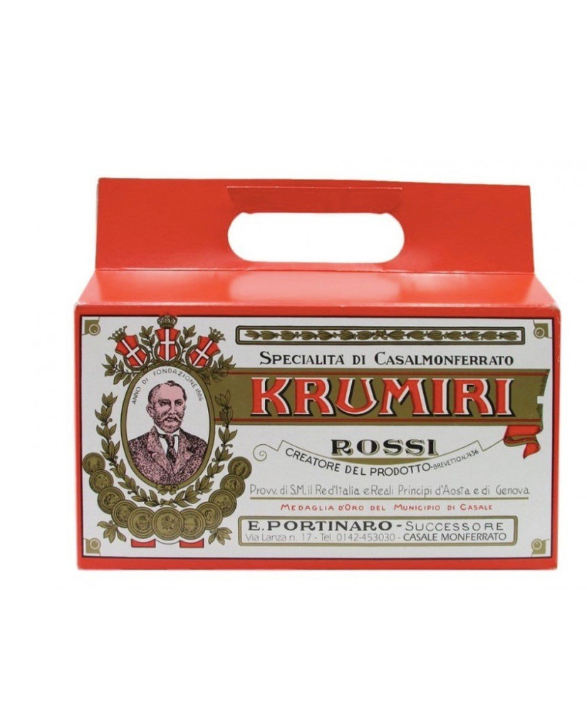 Vendita online biscotti Krumiri Rossi, specialità di Casale Monferrato. Shop on-line Krumiri del rinomato forno e pasticceria Ro