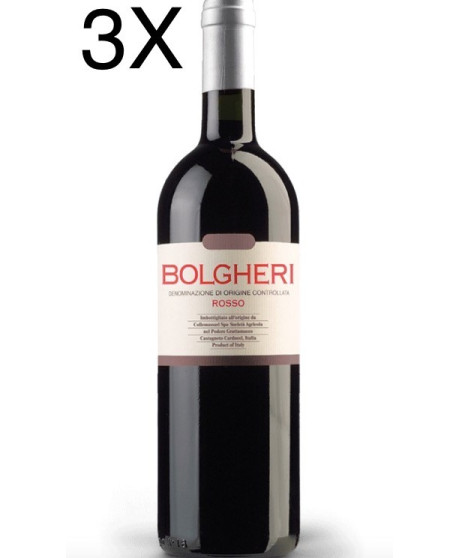 (3 BOTTIGLIE) Castello Collemassari - Bolgheri Rosso 2022 - Podere Grattamacco - Bolgheri DOC - 75cl