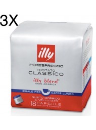 (3 CONFEZIONI) Illy - 54 Capsule - Espresso Lungo