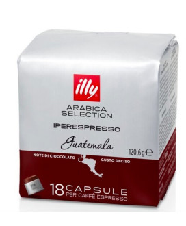 Vendita online capsule Illy Caffe' Monoarabica Guatemala per macchina iperespresso. Confezione da 21 caffè espresso. Shop on-lin