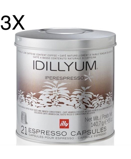  ILLY ESPRESSO CAPSULE RED, BLUE, BLACK AND GREEN. 21 Capsules Illy medium roast, method, overexpressed, 100% Arabica. Vulpitta 