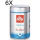 (6 PACKS) ILLY - COFFEE DECAFFEINATED - Medium Roast - 250g