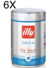 (6 PACKS) ILLY - COFFEE DECAFFEINATED - Medium Roast - 250g