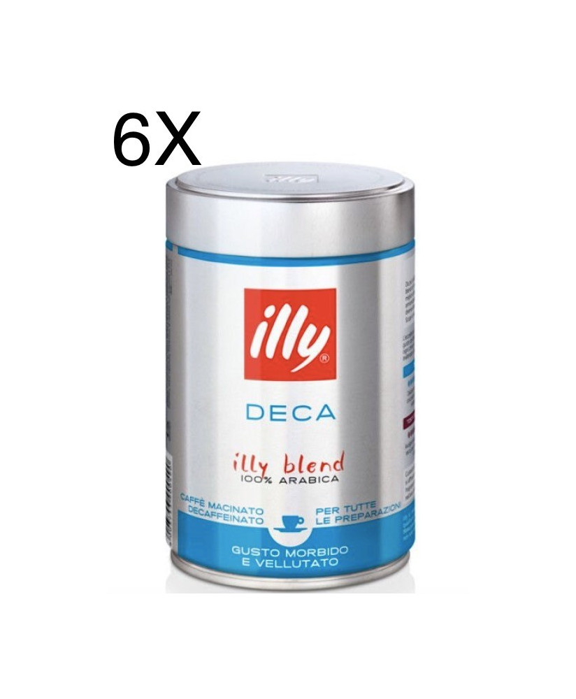 vendita online caffè illy macinato deca e capsule espresso classico barattolo pressurizzato on line shop on-line caffè illy deca