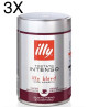 (3 PACKS) ILLY - CAFFE&#039; ESPRESSO - Intense Roast - 250g