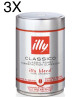 (3 PACKS) ILLY - ROASTED COFFEE BEANS - 250g