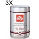 (3 PACKS) ILLY - INTENSE ROASTED COFFEE BEANS - 250g
