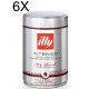 (6 PACKS) ILLY - INTENSE ROASTED COFFEE BEANS - 250g