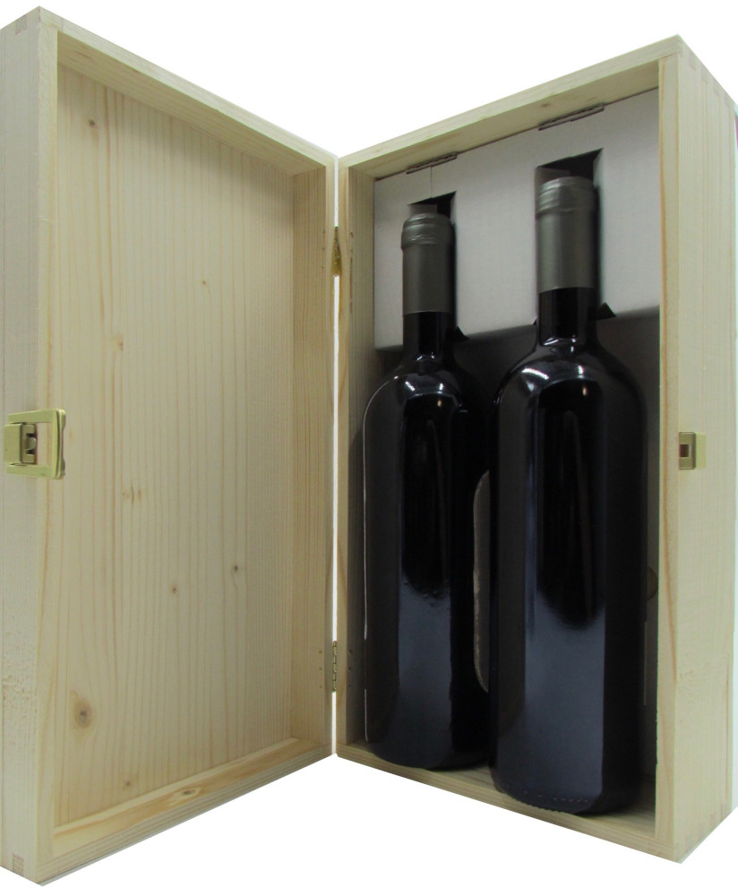 Wood box Corso101 - 2 bottles