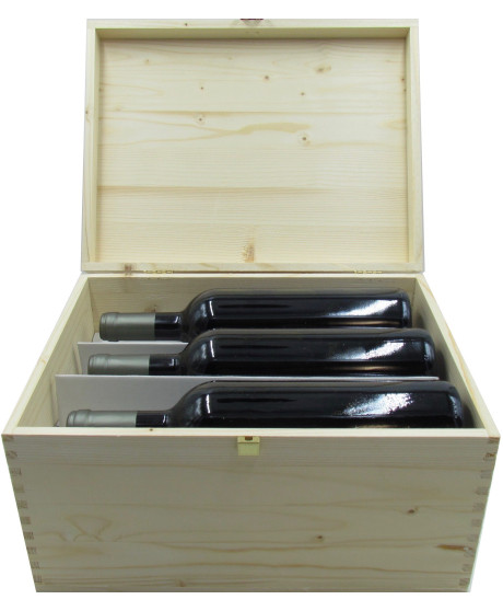 Wood Box Corso101 for 6 classic bottles