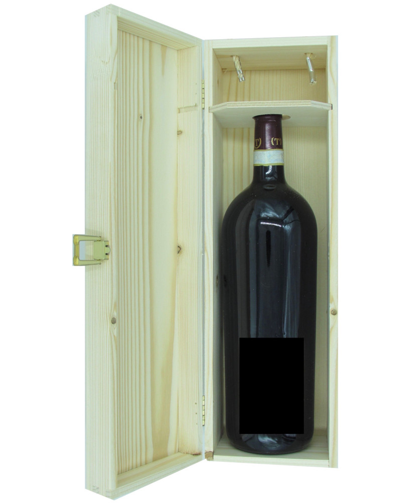 Scatola di Legno Corso101.com per bottiglia singola magnum bordolese