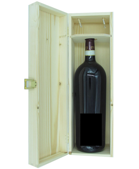 Scatola di Legno Corso101.com per bottiglia singola magnum bordolese