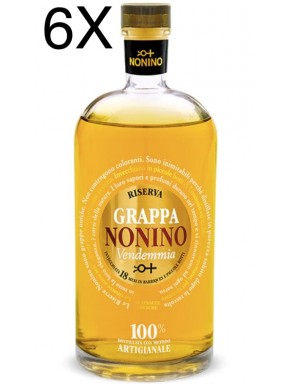(6 BOTTLES) Nonino - Grappa Vendemmia Barriques - Reserve 18 Months - 70cl