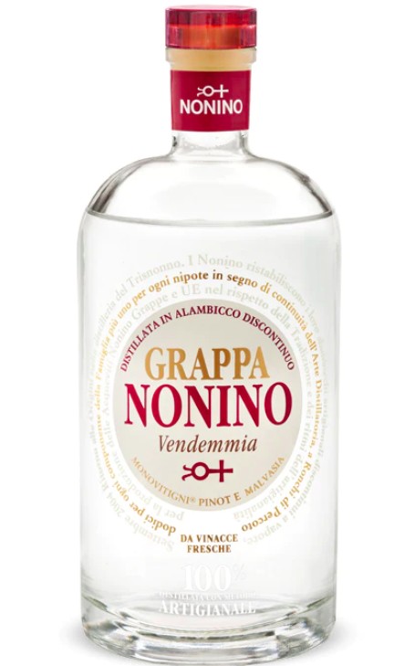 Grappa Nonino Vendemmia white schnapps online shop handmade