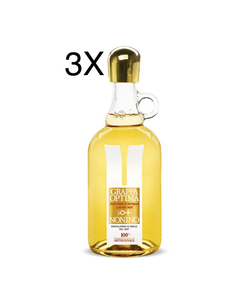 (3 BOTTIGLIE) Nonino - Grappa Optima Barriques - 70cl