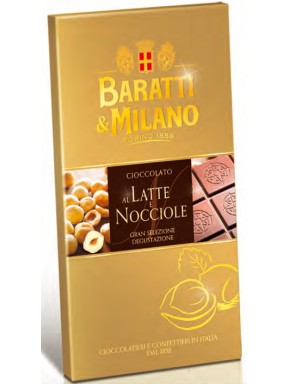 Baratti & Milano - Milk and Hazelnuts - 75g