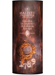 Mazzetti d'Altavilla - Grappa 1789 Barolo Bourbon Cask Finish - Gift Box - 50cl
