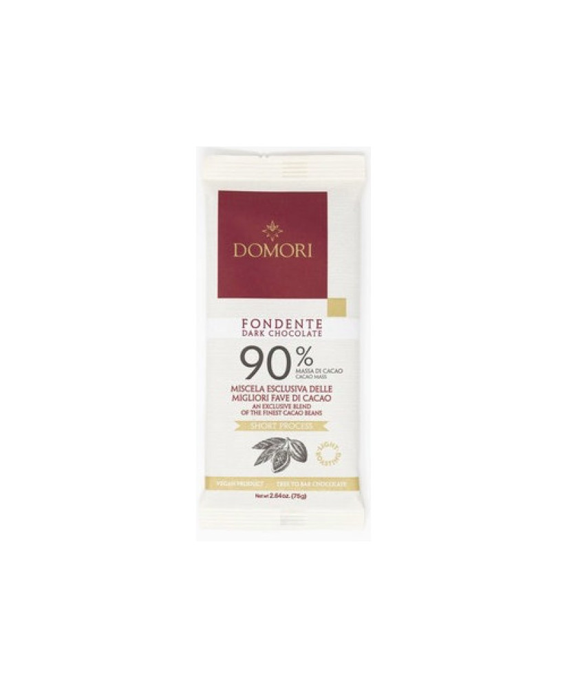 Domori Trinitario 90% cocoa - Online shop italian dark chocolate bars Domori - Shop online and price quality 