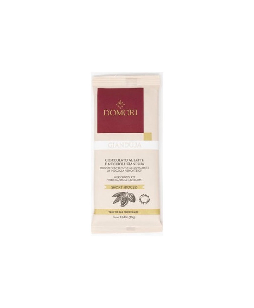 Domori - Milk chocolate with Hazelnuts - 75g