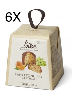 (6 PANETTONCINI X 100g) Loison - Classico