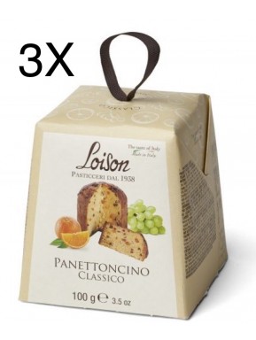 (3 PANETTONCINI X 100g) Loison - Classico
