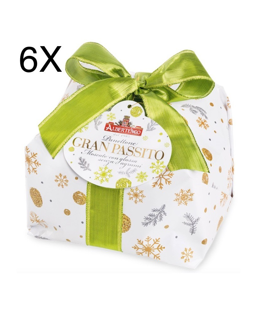 (3 PANETTONI X 1000g) Albertengo - Gran Passito - NEW