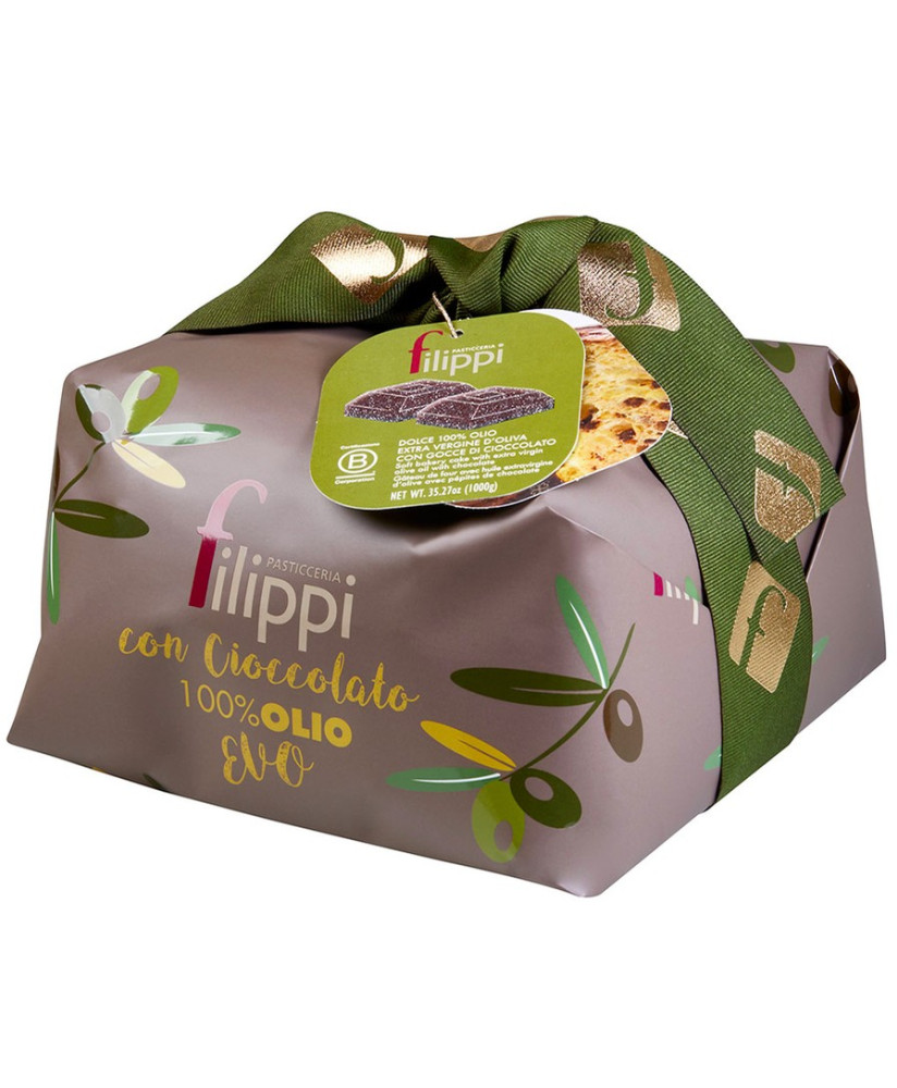 Filippi - Dolce Natalizio con Cioccolato all' Olio d'Oliva - 1000g