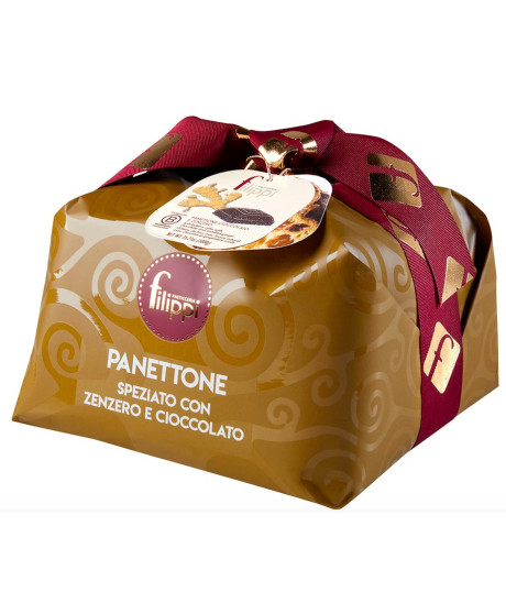 Filippi - Panettone Zenzero e Cioccolato - 1000g