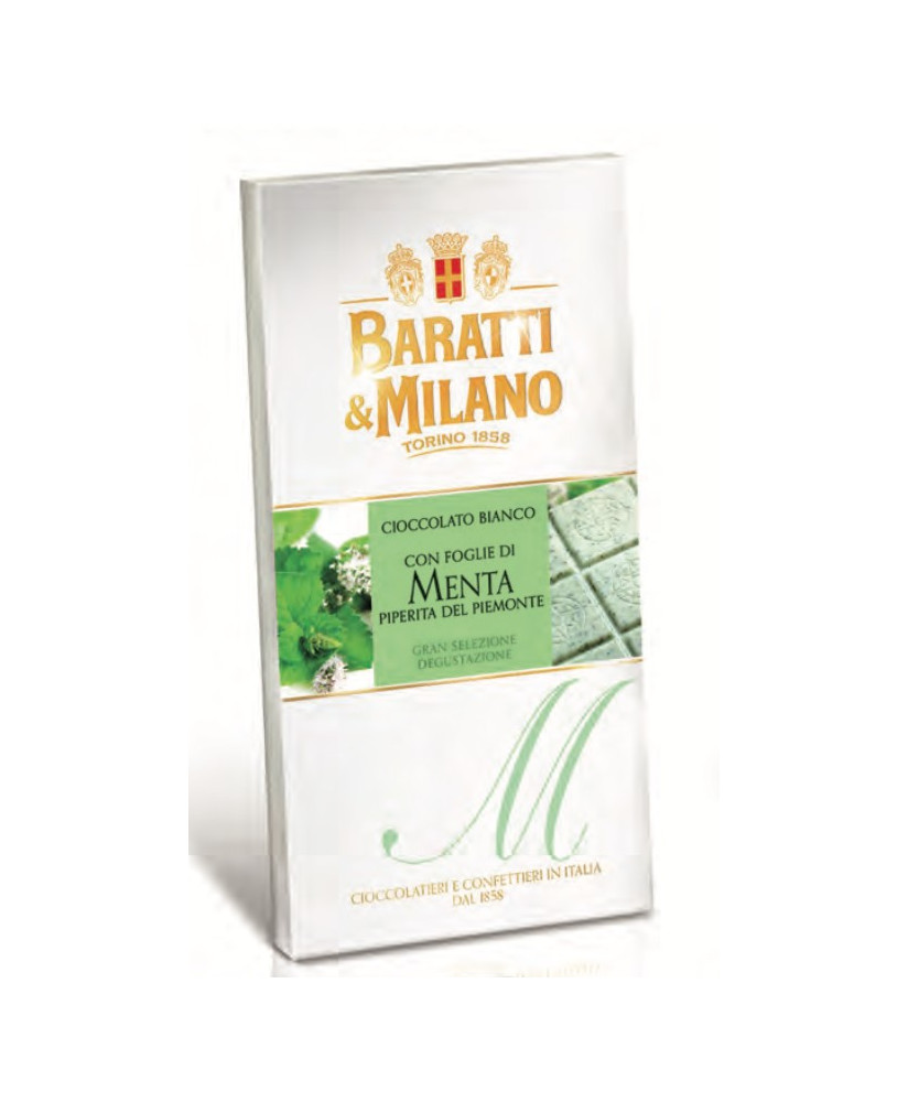 Baratti & Milano - Tavoletta Foglie di Menta - 75g