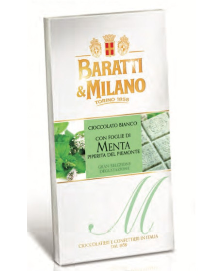 Baratti & Milano - Tavoletta Foglie di Menta - 75g