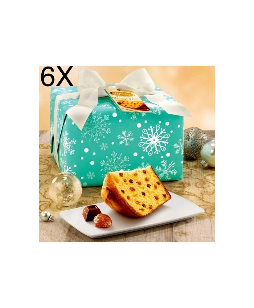 Buy online typical italian Christmas cake chestnuts and chocolate. Sale on-line panettone handmade Caffarel 