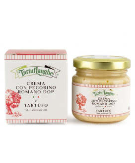 TartufLanghe - White sauce with Truffle and Pecorino Romano cheese DOP - 90g