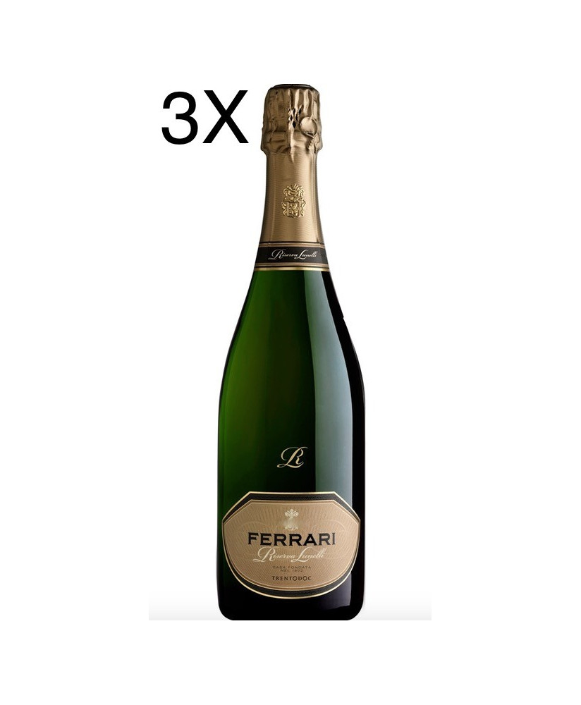 Ferrari Trento Doc Riserva Lunelli. Shop online italian quality sparkling white wine Ferrari wines sales