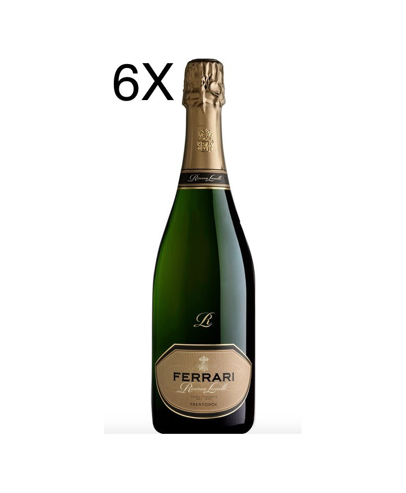 Vendita online Ferrari Riserva Lunelli. Shop on line Ferrari Riserva Lunelli Brut Trento Doc, vino bianco frizzante del tre