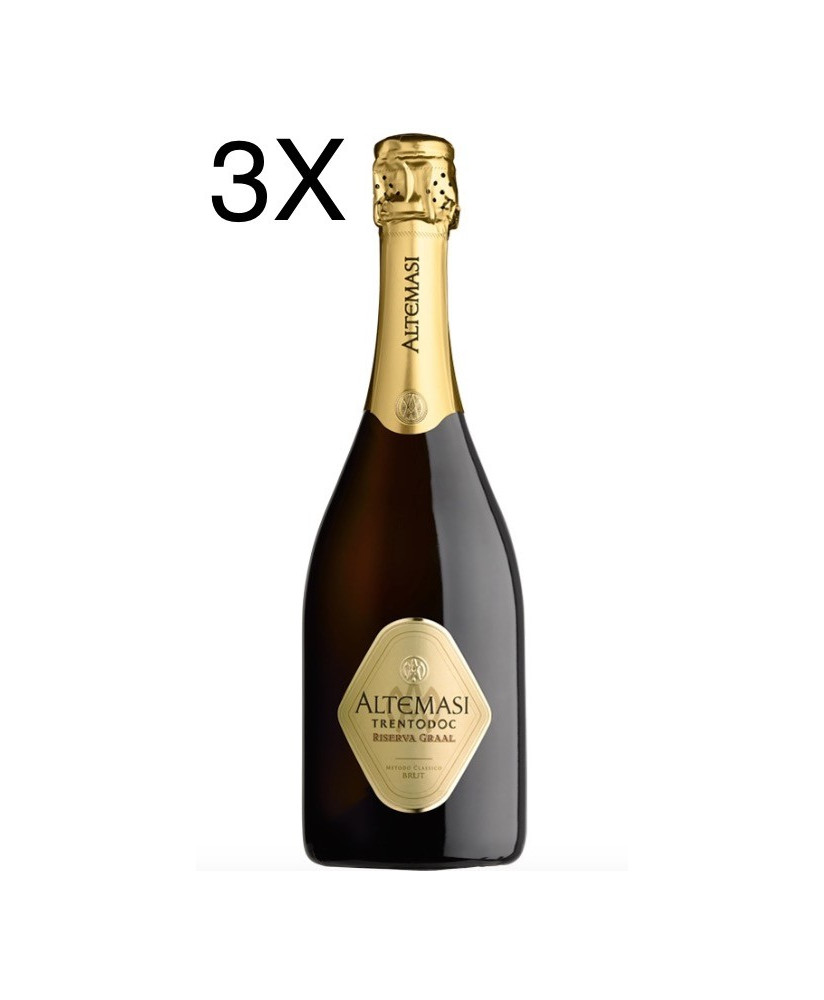 (3 BOTTIGLIE) Cavit Altemasi - Riserva Graal 2016 - Trento DOC - 75cl