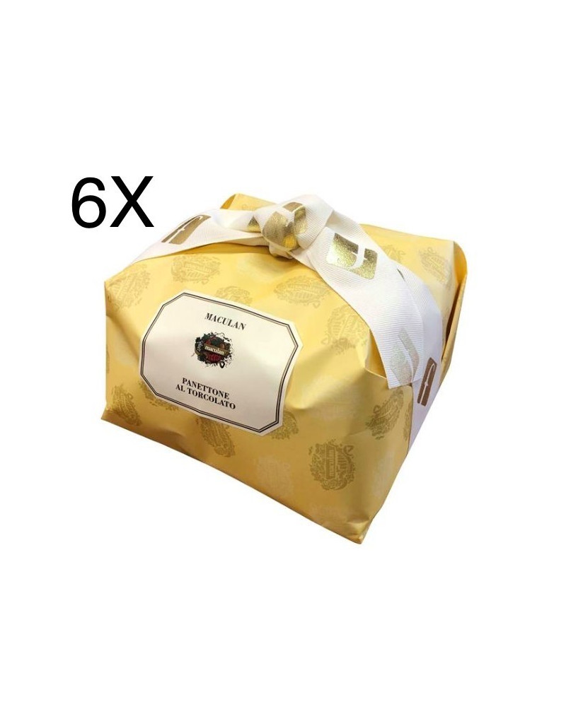 (6 PANETTONI X 1000g) Filippi - Panettone al Torcolato Maculan